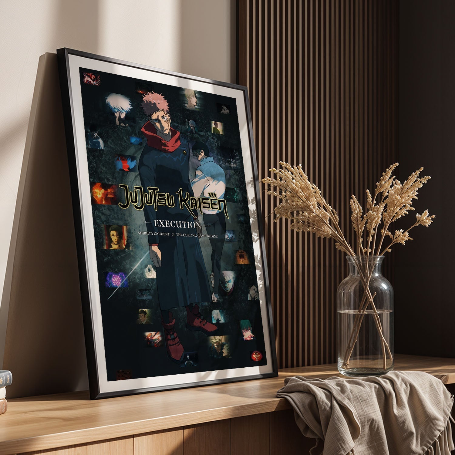Flex Designs Poster Jujutsu Kaisen Execution 5 x 7" Home Goods - Movie 2025 Movie Poster