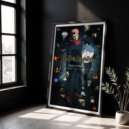 Flex Designs Poster Jujutsu Kaisen Execution 8 x 10" Home Goods - Movie 2025 Movie Poster
