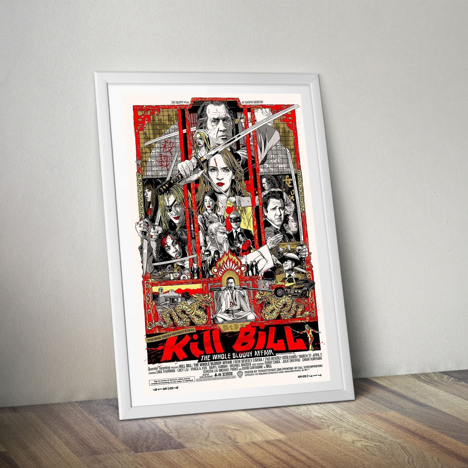 Kill Bill The Whole Bloody Affair Key Art Poster Movie Poster