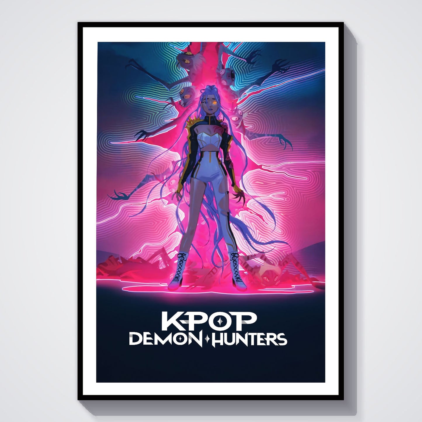Flex Designs Poster KPop Demon Hunters Alternate 8 x 10" Home Goods - Movie 2025 Movie Poster