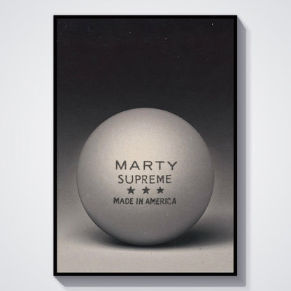 Flex Designs Poster Marty Supreme Minimalist 5 x 7" Home Goods - TV Show 2025 TV Show Poster