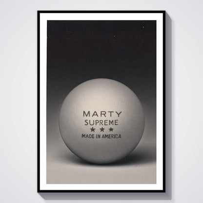 Flex Designs Poster Marty Supreme Minimalist 8 x 10" Home Goods - TV Show 2025 TV Show Poster