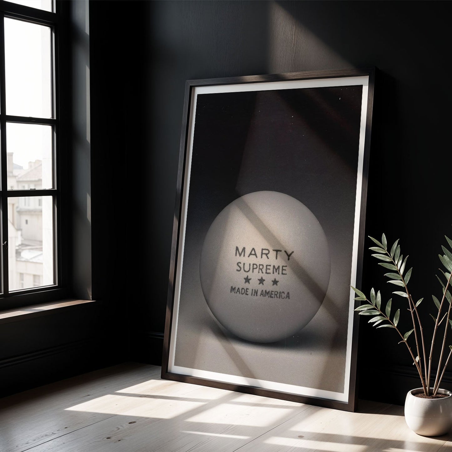 Flex Designs Poster Marty Supreme Minimalist 8 x 10" Home Goods - TV Show 2025 TV Show Poster