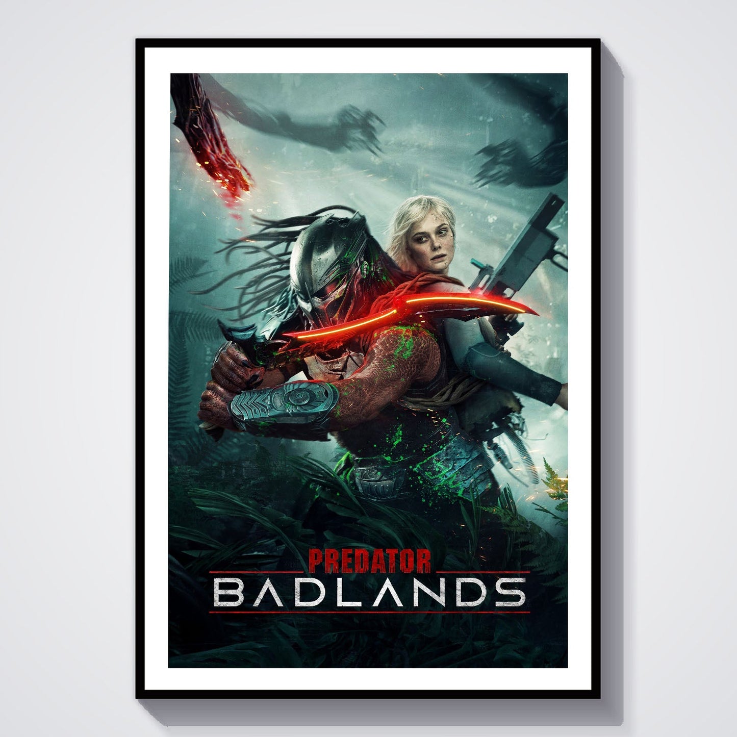 Flex Designs Poster Predator Badlands Alternate 8 x 10" Home Goods - Movie 2025 Movie Poster