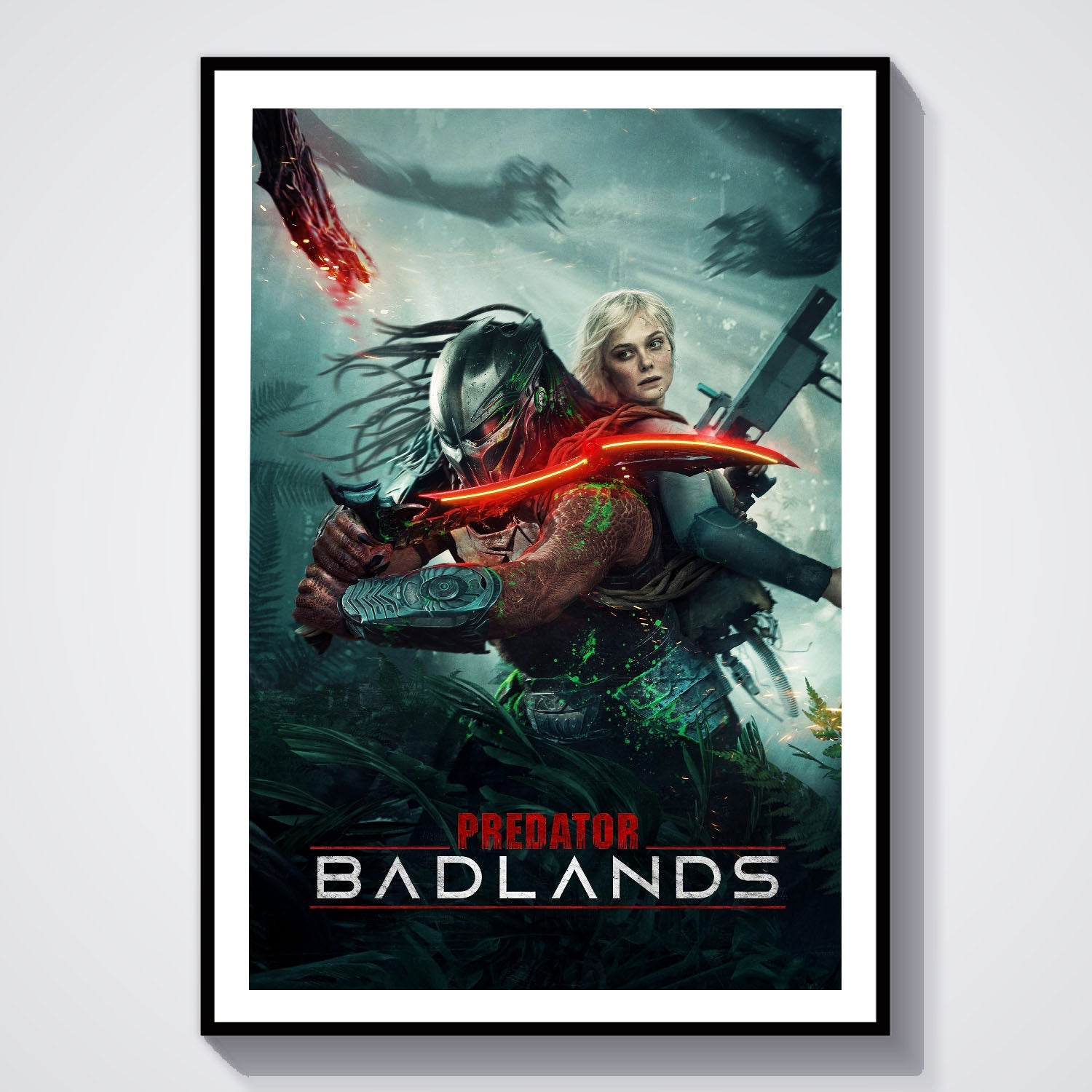 Flex Designs Poster Predator Badlands Alternate 8 x 10" Home Goods - Movie 2025 Movie Poster