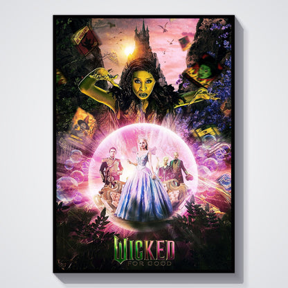 Flex Designs Poster Wicked For Good Cinematic 5 x 7" Home Goods - Movie 2025 Movie Poster