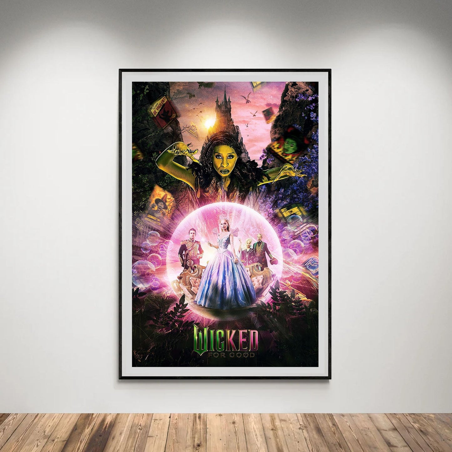 Flex Designs Poster Wicked For Good Cinematic 8 x 10" Home Goods - Movie 2025 Movie Poster