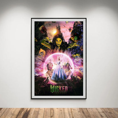 Flex Designs Poster Wicked For Good Cinematic 8 x 10" Home Goods - Movie 2025 Movie Poster