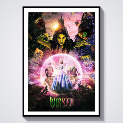 Flex Designs Poster Wicked For Good Cinematic 8 x 10" Home Goods - Movie 2025 Movie Poster