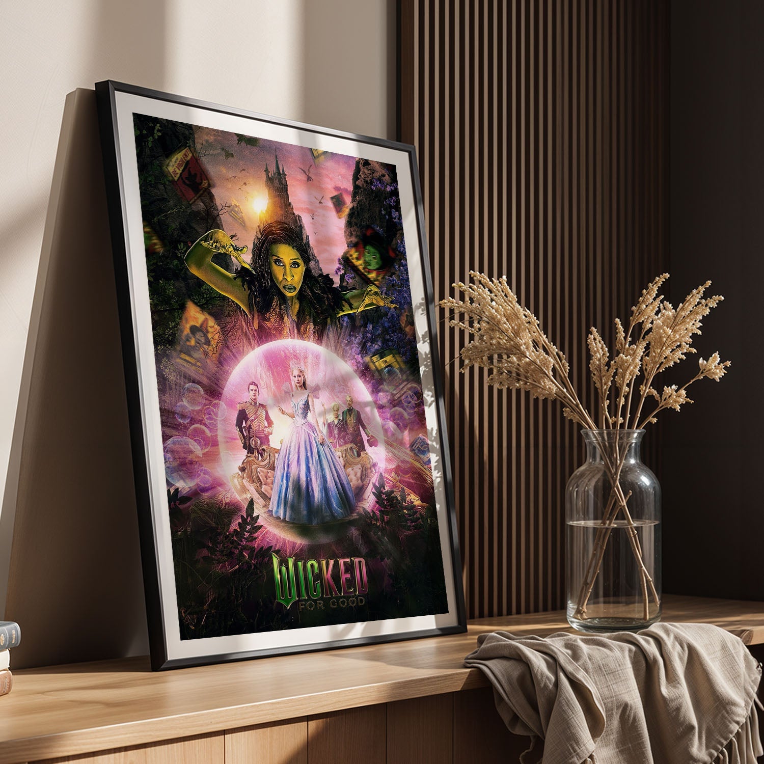 Flex Designs Poster Wicked For Good Cinematic 5 x 7" Home Goods - Movie 2025 Movie Poster