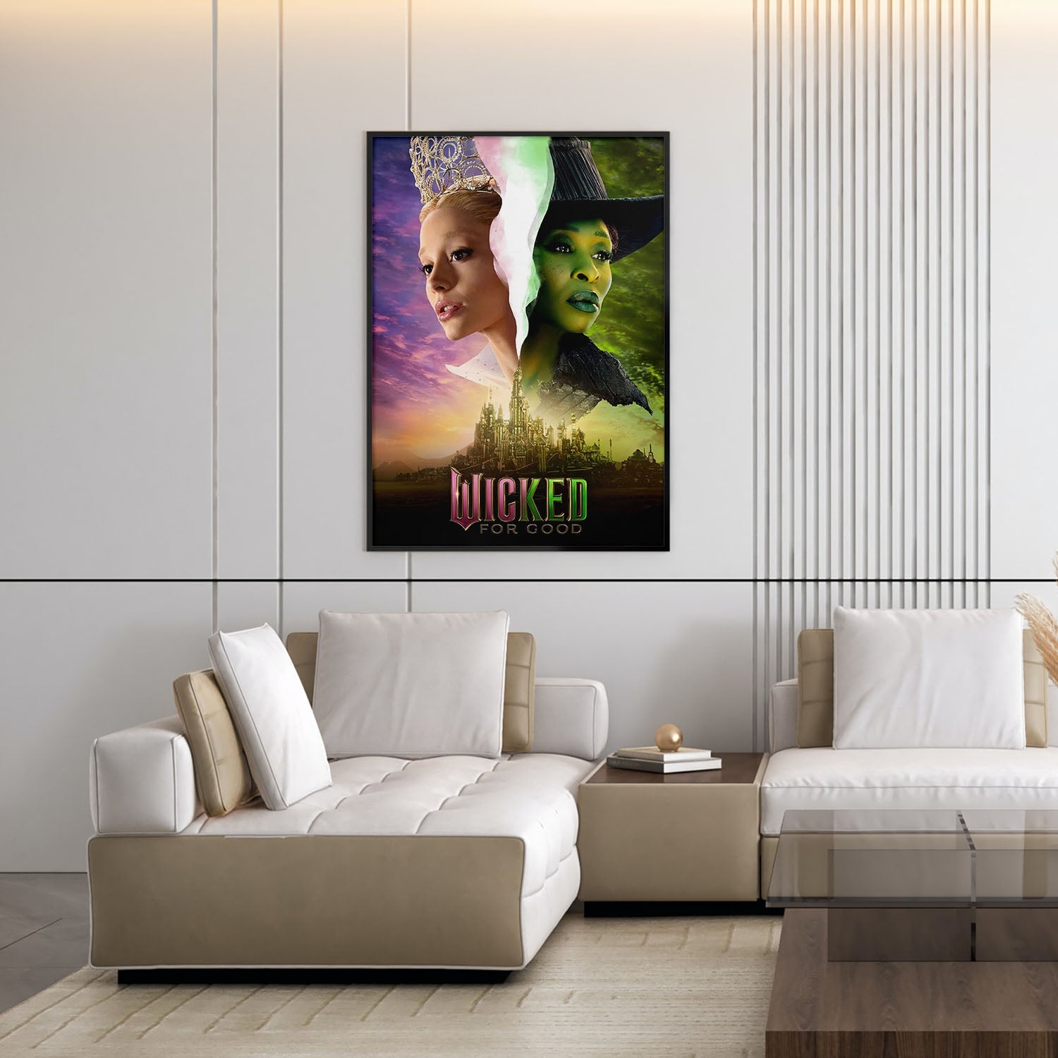 Flex Designs Poster Wicked For Good Key Visual 5 x 7" Home Goods - Movie 2025 Movie Poster