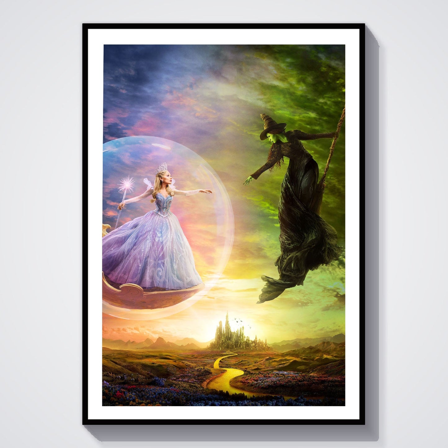 Flex Designs Poster Wicked For Good Textless 8 x 10" Home Goods - Movie 2025 Movie Poster