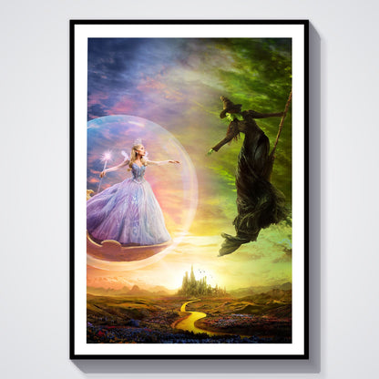 Flex Designs Poster Wicked For Good Textless 8 x 10" Home Goods - Movie 2025 Movie Poster