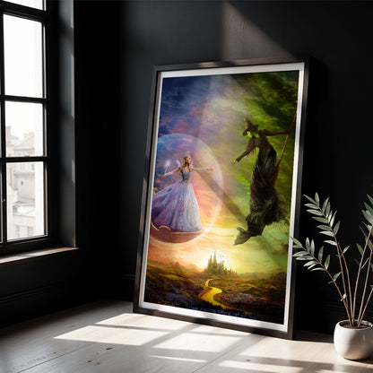 Flex Designs Poster Wicked For Good Textless 8 x 10" Home Goods - Movie 2025 Movie Poster