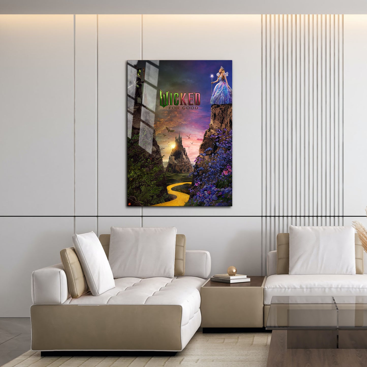 Wicked For Good Movie Metal Poster