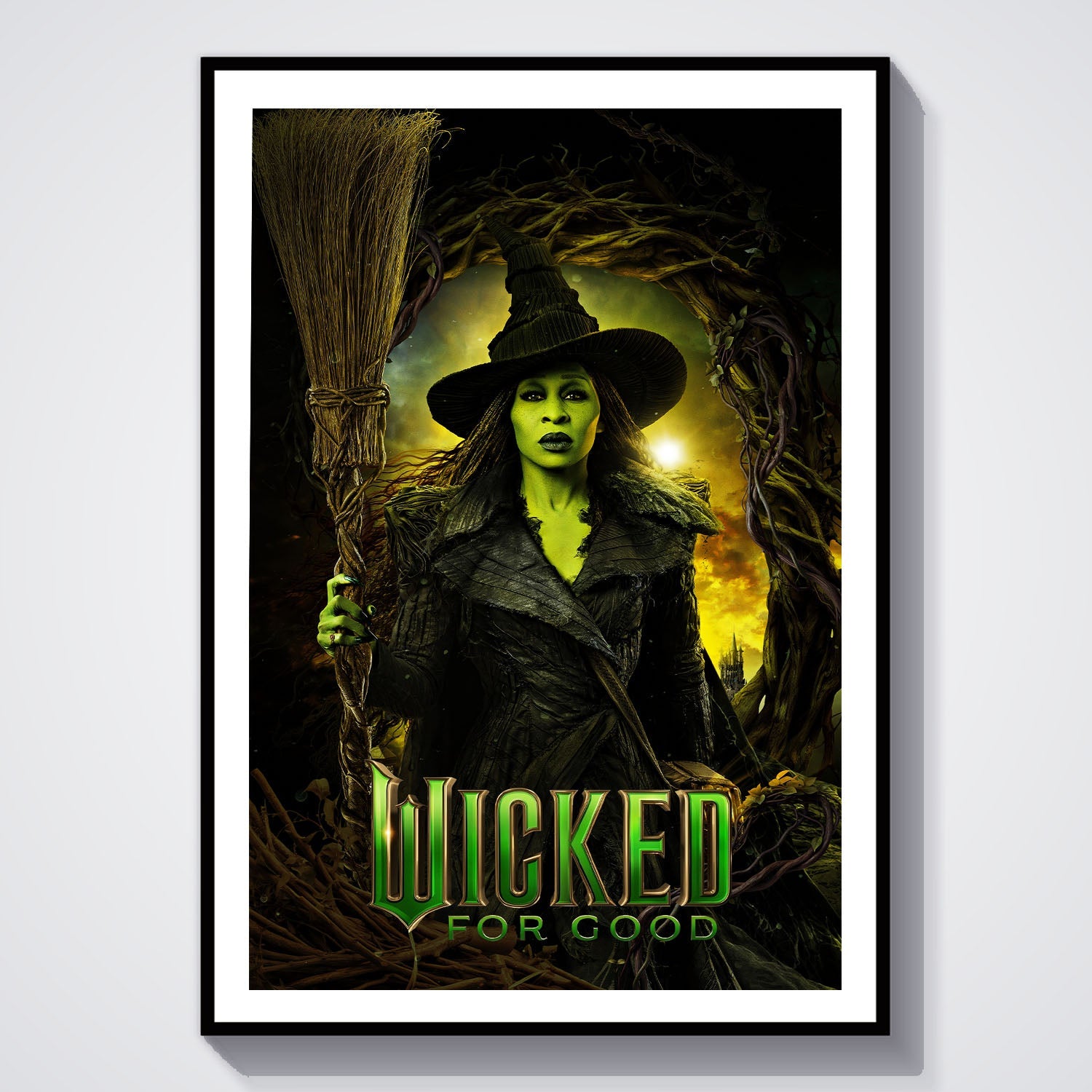 Flex Designs Poster Wicked For Good Elphaba 8 x 10" Home Goods - Movie 2025 Movie Poster