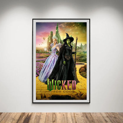 Flex Designs Poster Wicked For Good Yellow Brick Road 8 x 10" Home Goods - Movie 2025 Movie Poster