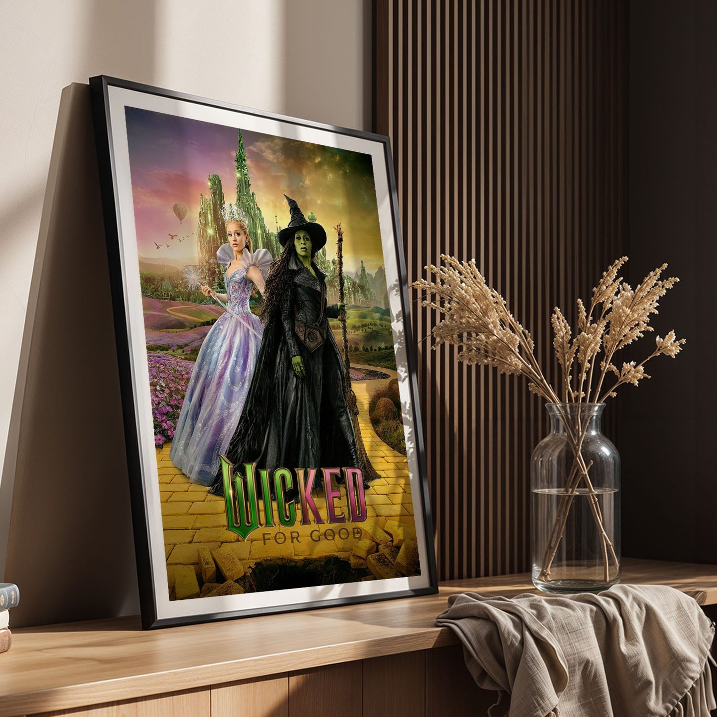 Flex Designs Poster Wicked For Good Yellow Brick Road 5 x 7" Home Goods - Movie 2025 Movie Poster