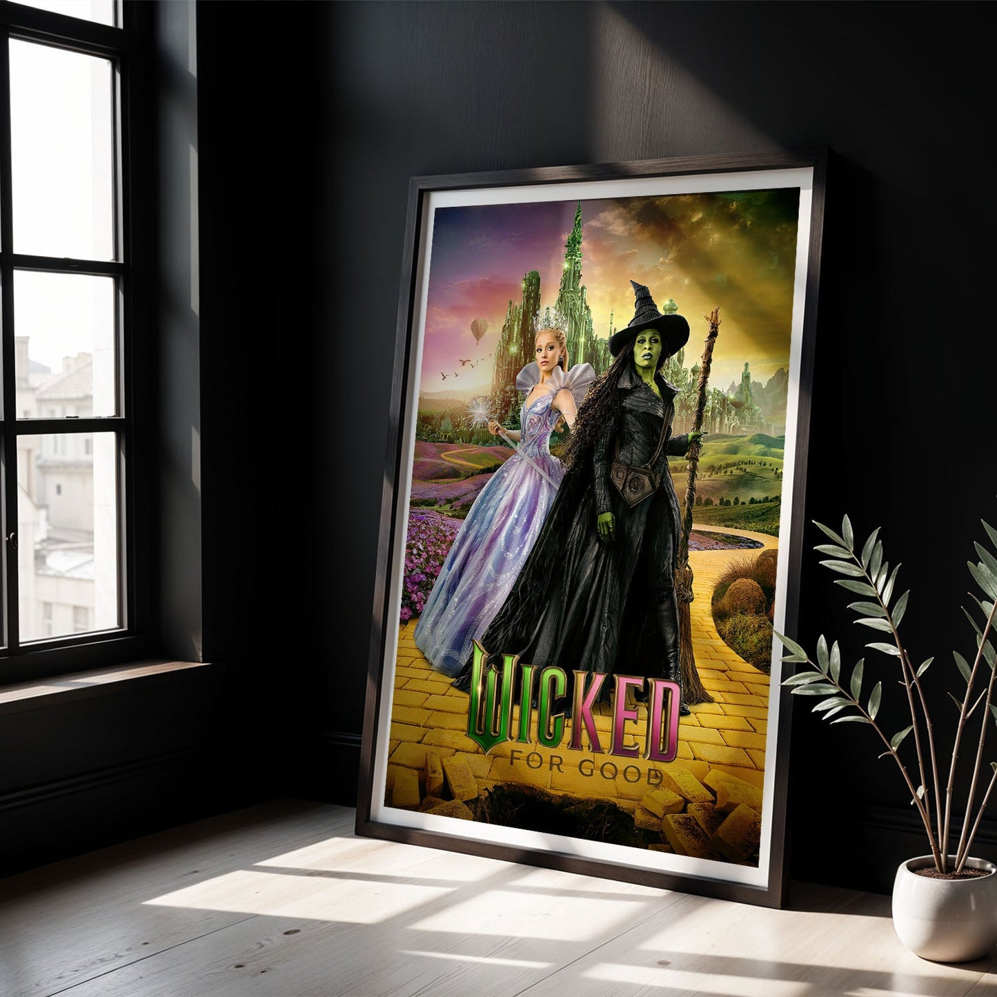 Flex Designs Poster Wicked For Good Yellow Brick Road 8 x 10" Home Goods - Movie 2025 Movie Poster
