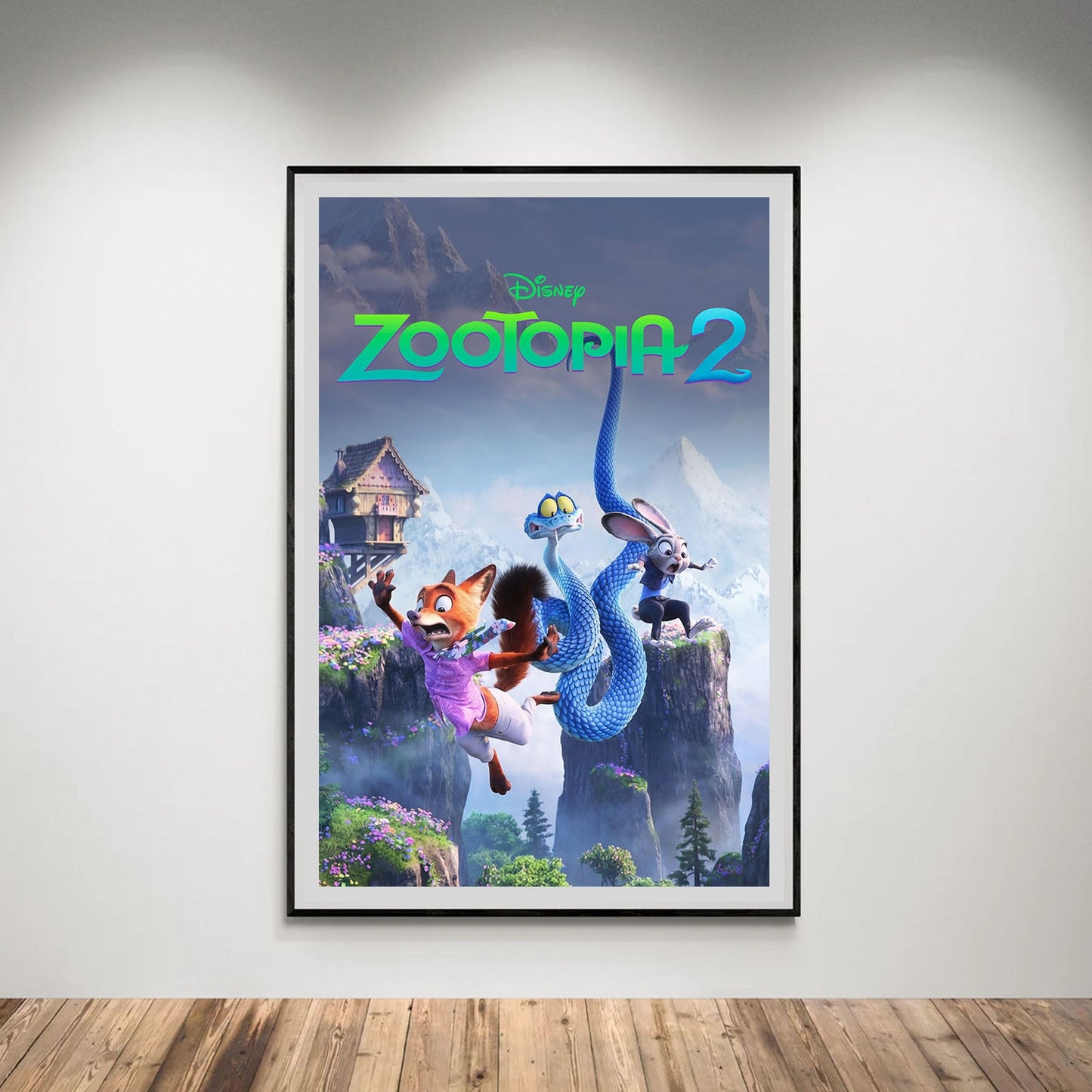 Flex Designs Poster Zootopia 2 8 x 10" Home Goods - Movie 2025 Movie Poster