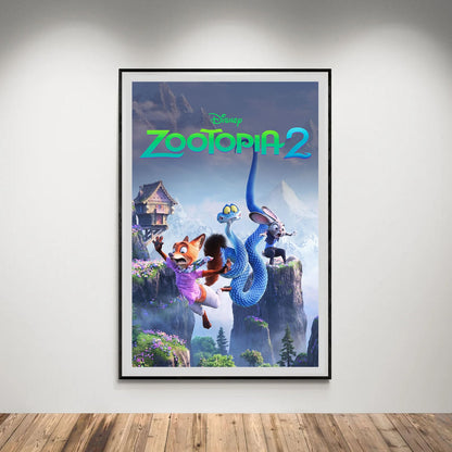 Flex Designs Poster Zootopia 2 8 x 10" Home Goods - Movie 2025 Movie Poster