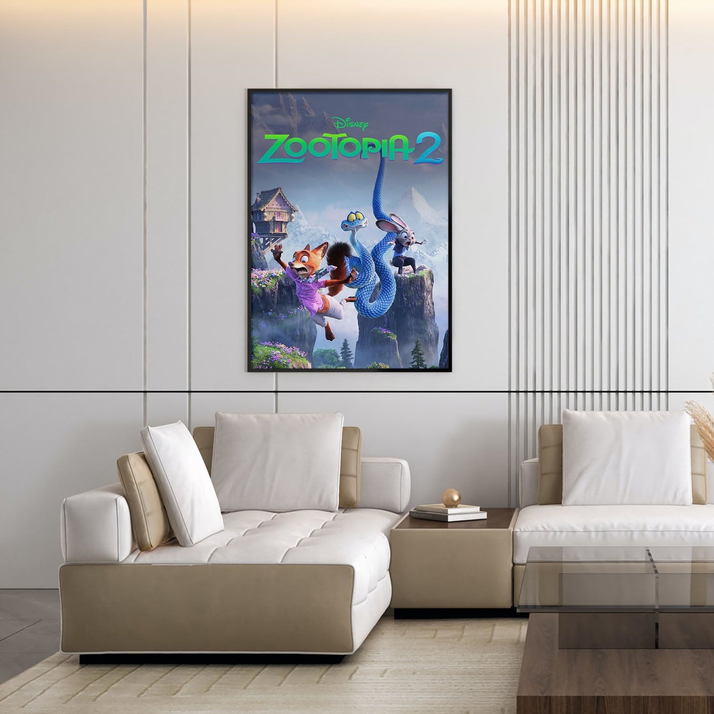 Flex Designs Poster Zootopia 2 5 x 7" Home Goods - Movie 2025 Movie Poster