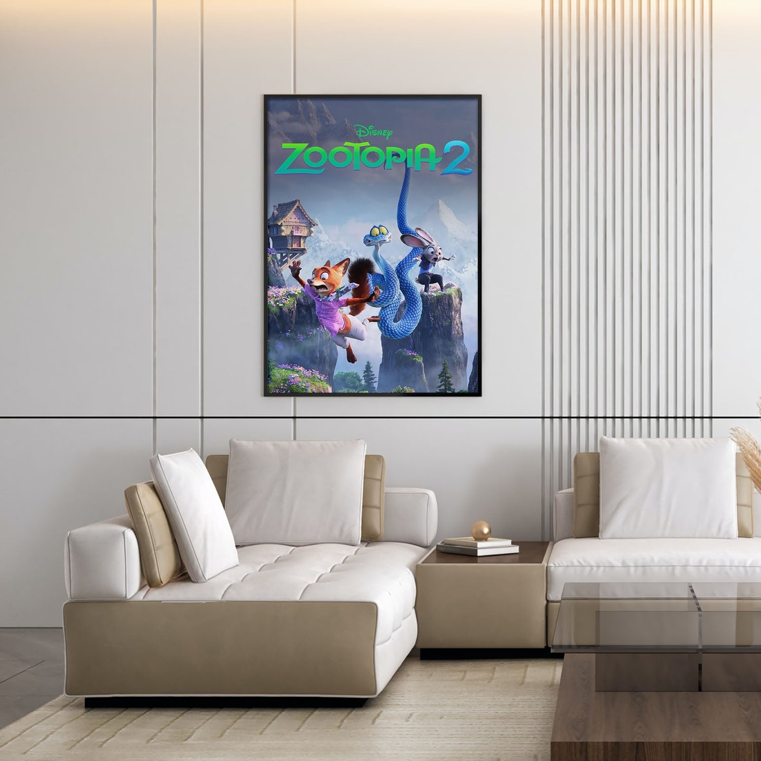 Flex Designs Poster Zootopia 2 5 x 7" Home Goods - Movie 2025 Movie Poster
