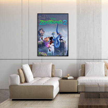Flex Designs Poster Zootopia 2 5 x 7" Home Goods - Movie 2025 Movie Poster