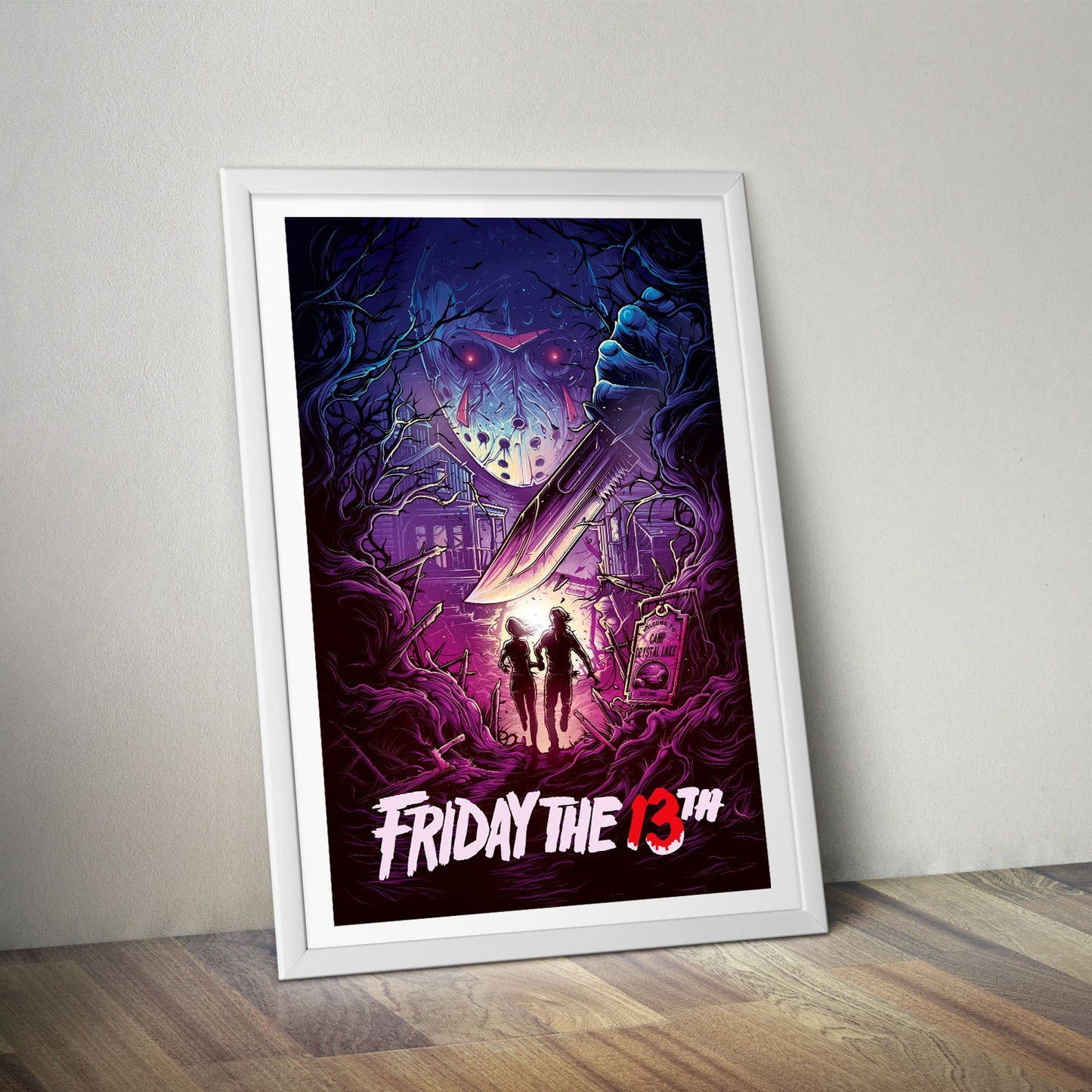 Flex Designs Poster A Nightmare on Elm Street Sketch 8 x 10" Home Goods - Movie 1984 Movie Poster