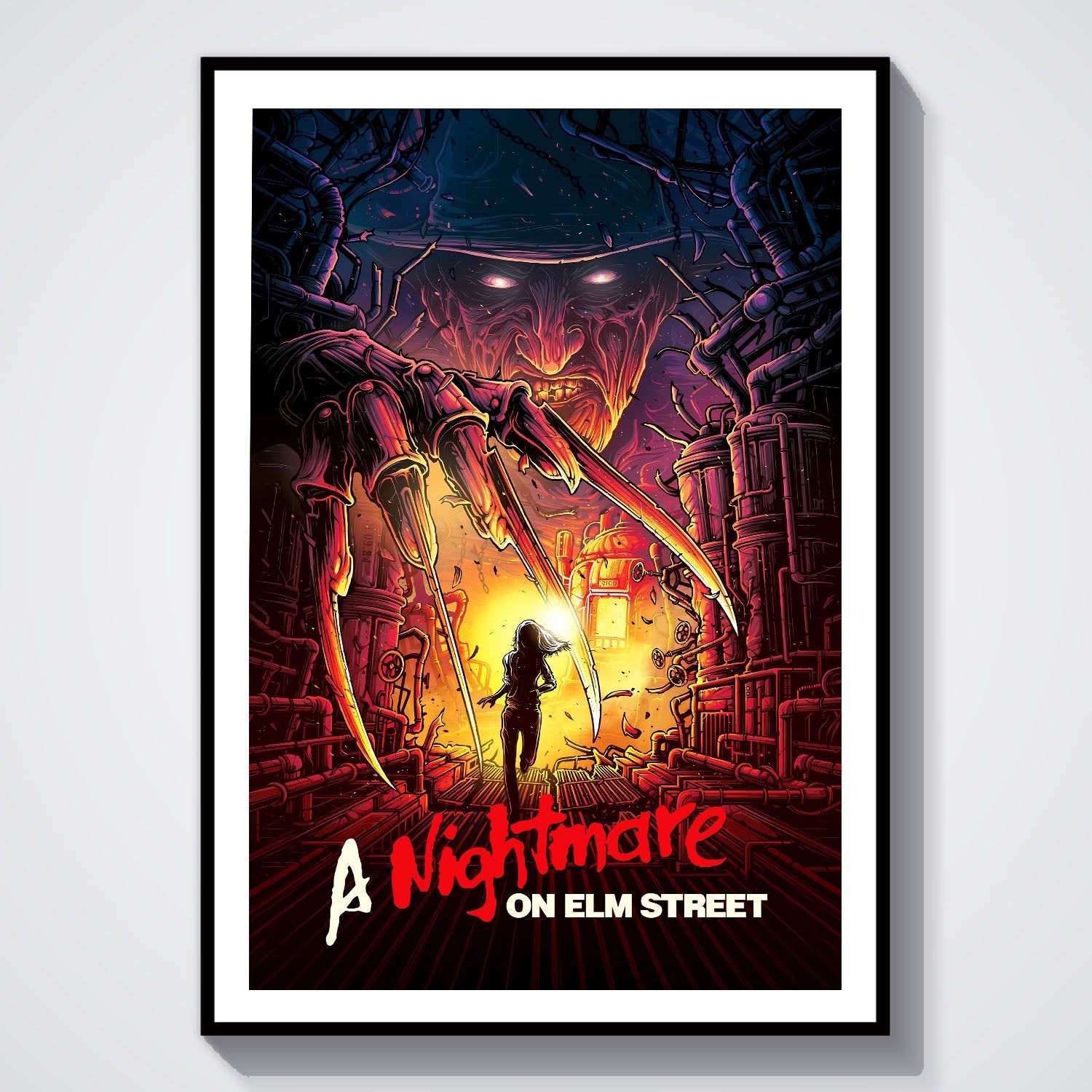 Flex Designs Poster A Nightmare on Elm Street 8 x 10" Home Goods - Movie 1984 Movie Poster