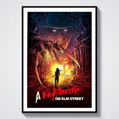 Flex Designs Poster A Nightmare on Elm Street 8 x 10" Home Goods - Movie 1984 Movie Poster