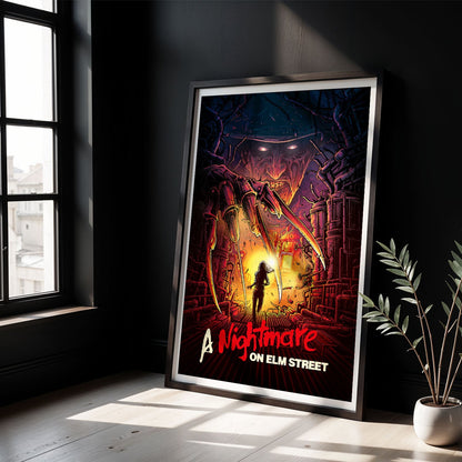 Flex Designs Poster A Nightmare on Elm Street 8 x 10" Home Goods - Movie 1984 Movie Poster