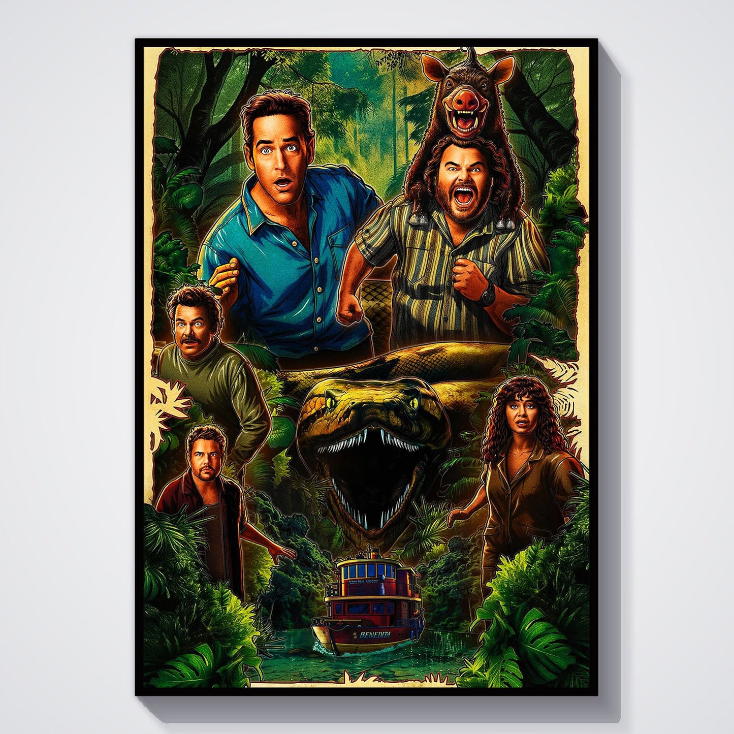 Flex Designs Poster Anaconda 5 x 7" Home Goods - Movie 2025 Movie Poster