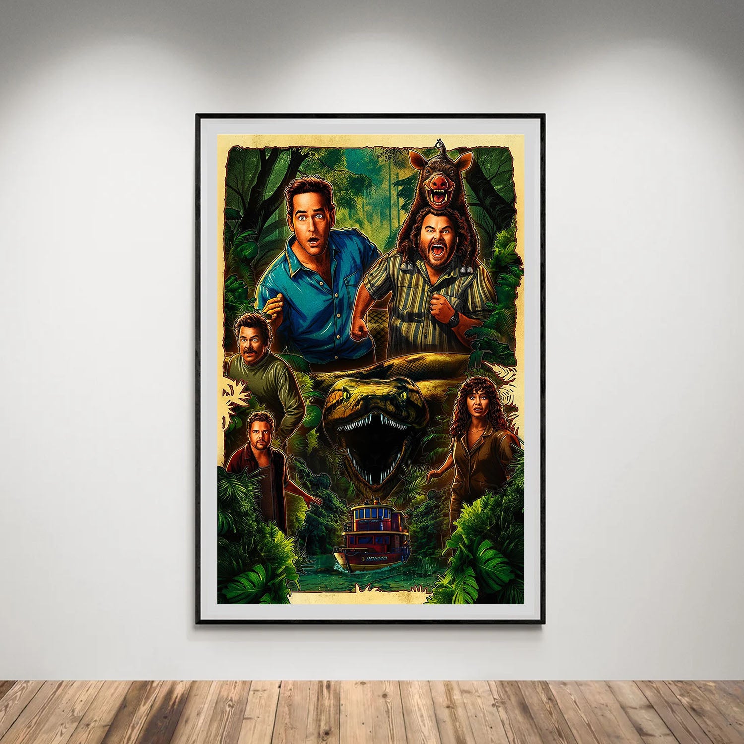 Flex Designs Poster Anaconda 8 x 10" Home Goods - Movie 2025 Movie Poster