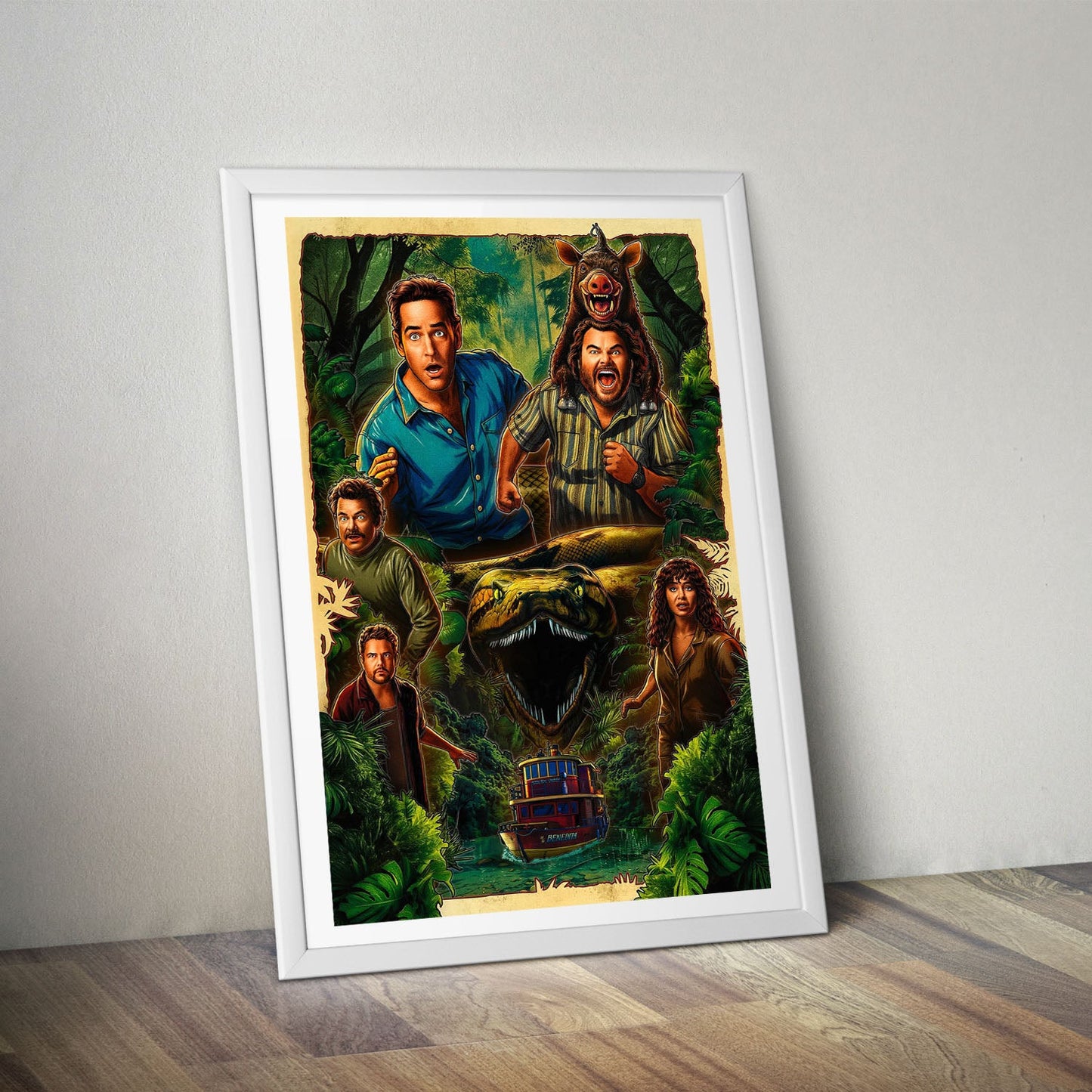 Flex Designs Poster Anaconda 8 x 10" Home Goods - Movie 2025 Movie Poster