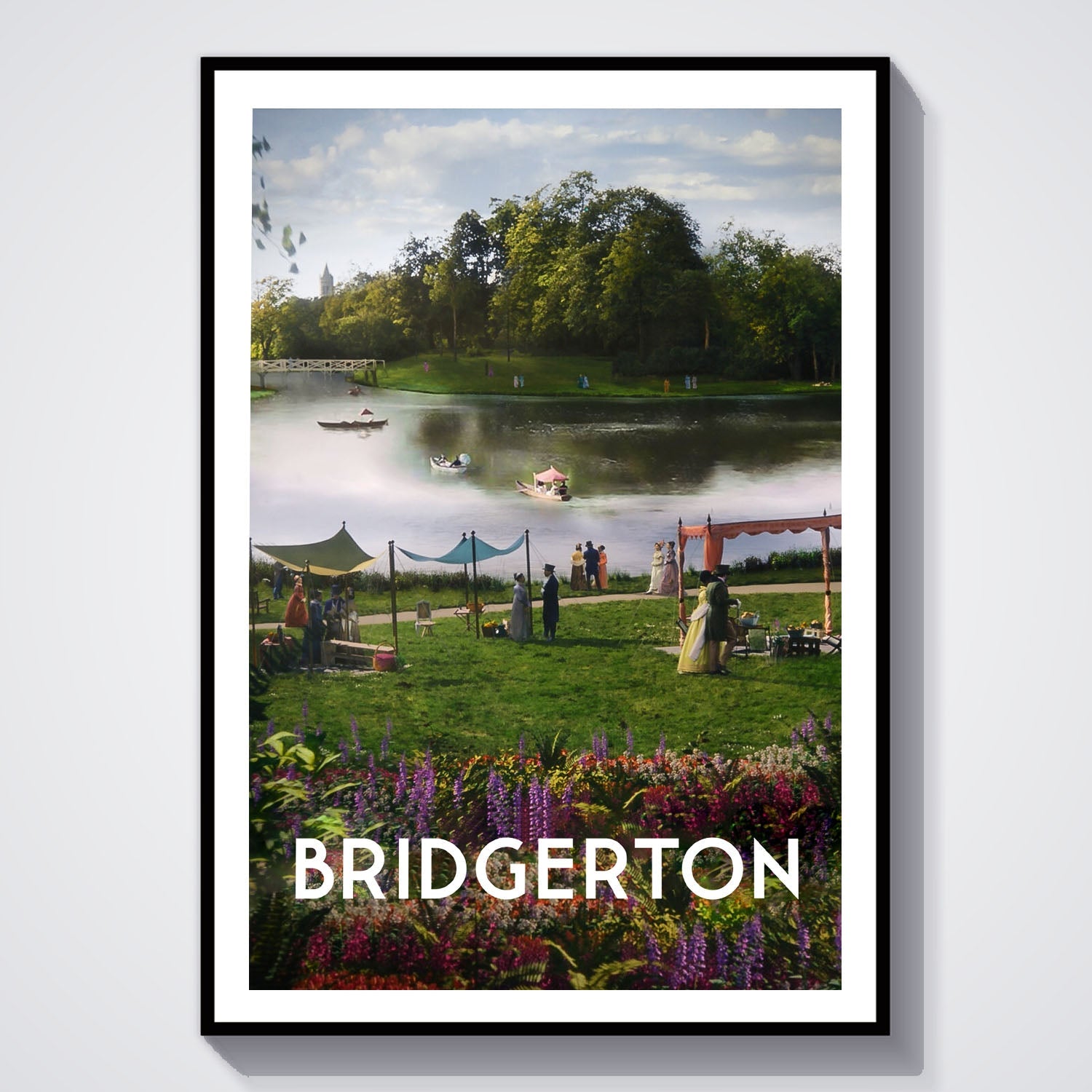 Flex Designs Poster Bridgerton Cover 8 x 10" Home Goods - TV Show 2020 TV Show Poster