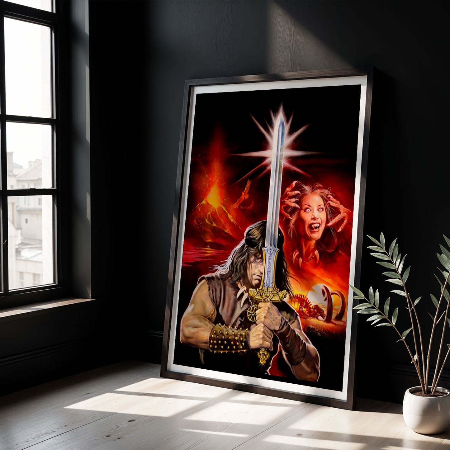Flex Designs Poster Conan the Barbarian Key Art 8 x 10" Home Goods - Movie 1982 Movie Poster