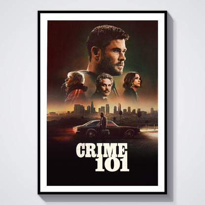 Flex Designs Poster Crime 101 8 x 10" Home Goods - Movie 2026 Movie Poster
