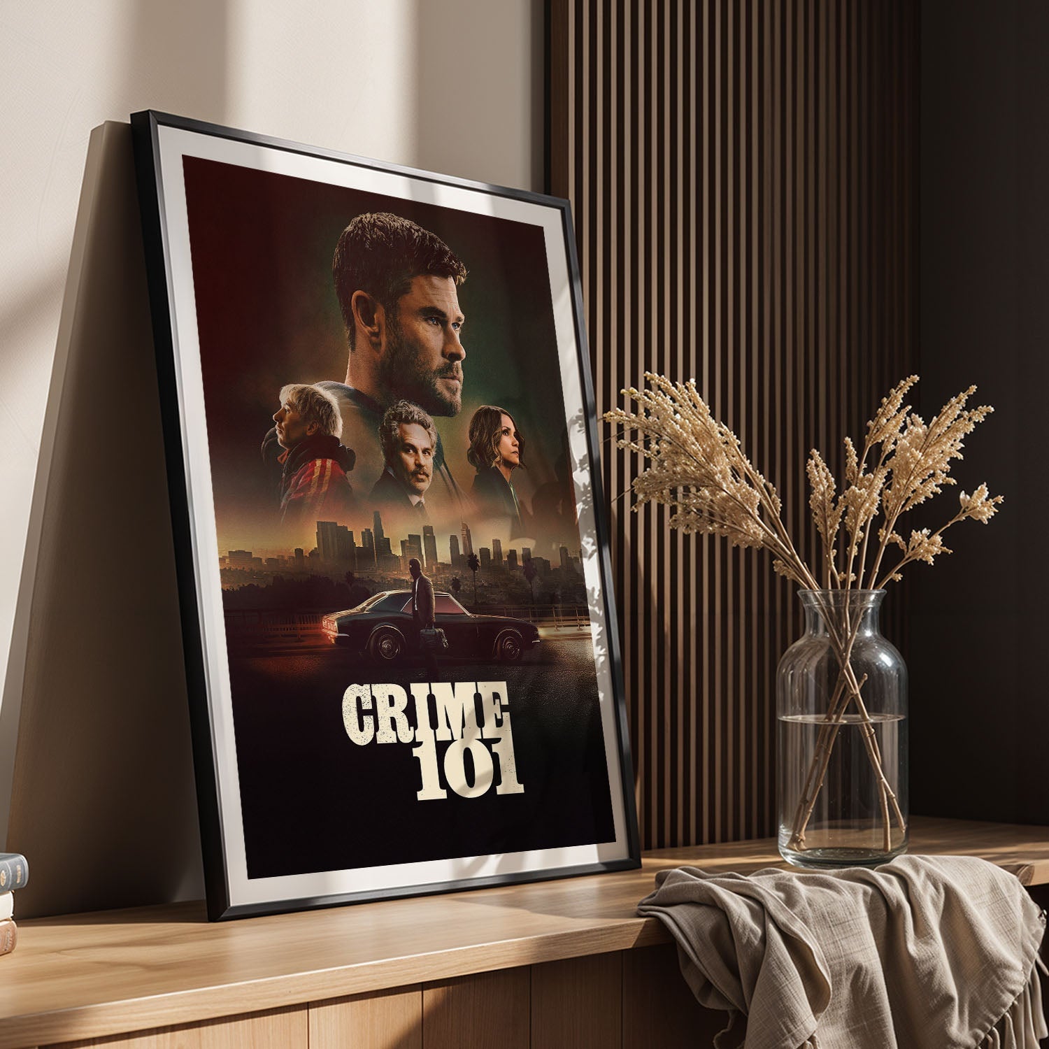 Flex Designs Poster Crime 101 5 x 7" Home Goods - Movie 2026 Movie Poster