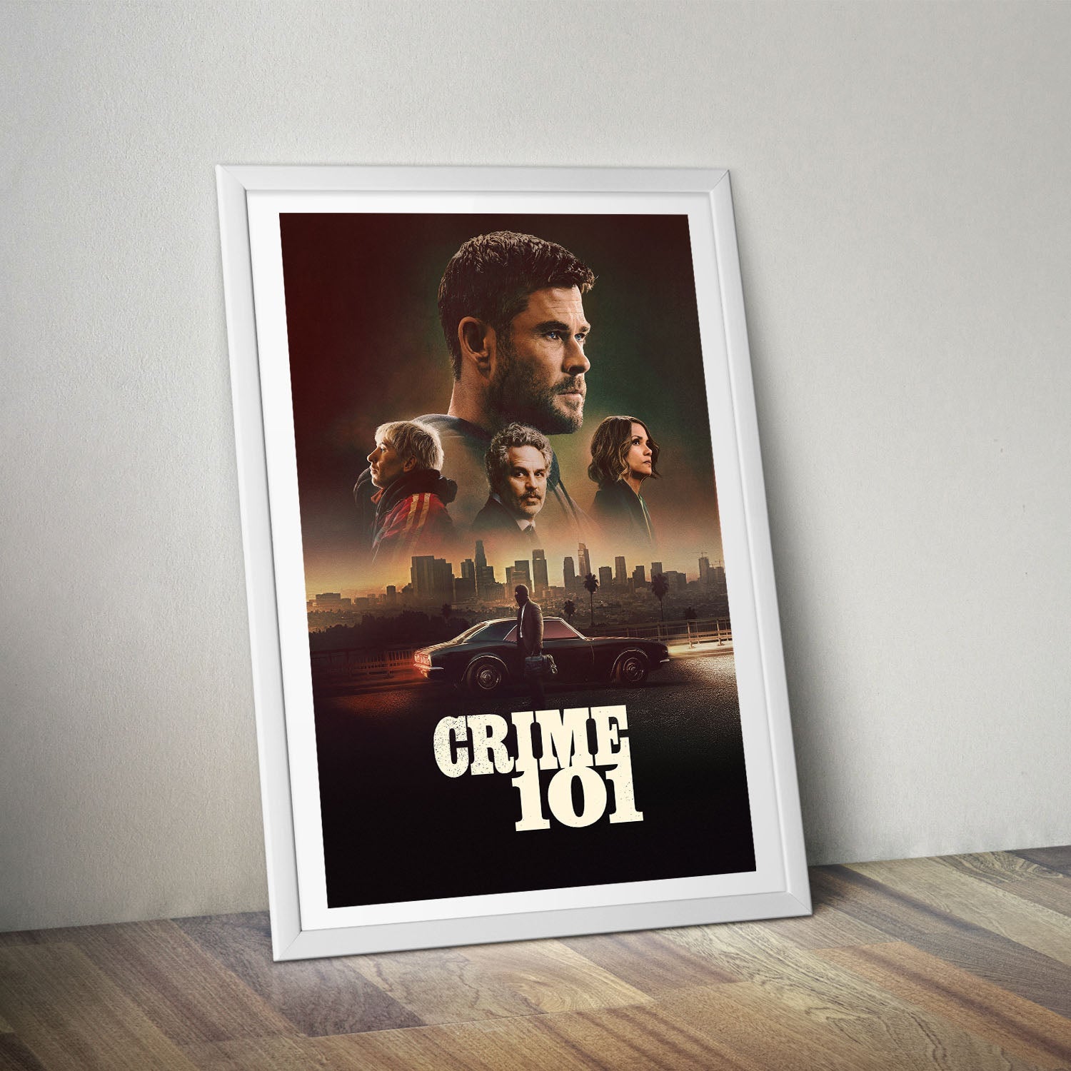 Flex Designs Poster Crime 101 8 x 10" Home Goods - Movie 2026 Movie Poster