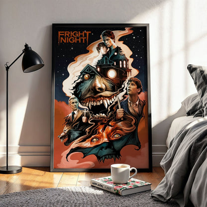Flex Designs Poster Fright Night 5 x 7" Home Goods - Movie 1985 Movie Poster