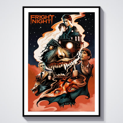 Flex Designs Poster Fright Night 8 x 10" Home Goods - Movie 1985 Movie Poster