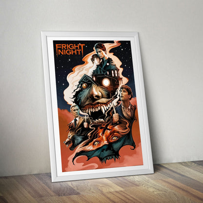 Flex Designs Poster Fright Night 8 x 10" Home Goods - Movie 1985 Movie Poster