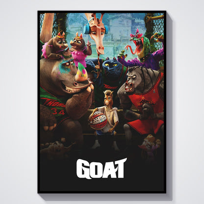 Flex Designs Poster GOAT 5 x 7" Home Goods - Movie 2026 Movie Poster