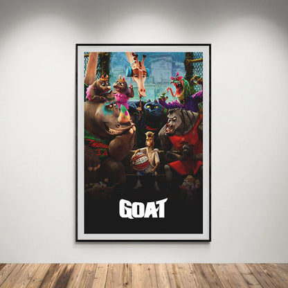 Flex Designs Poster GOAT 8 x 10" Home Goods - Movie 2026 Movie Poster