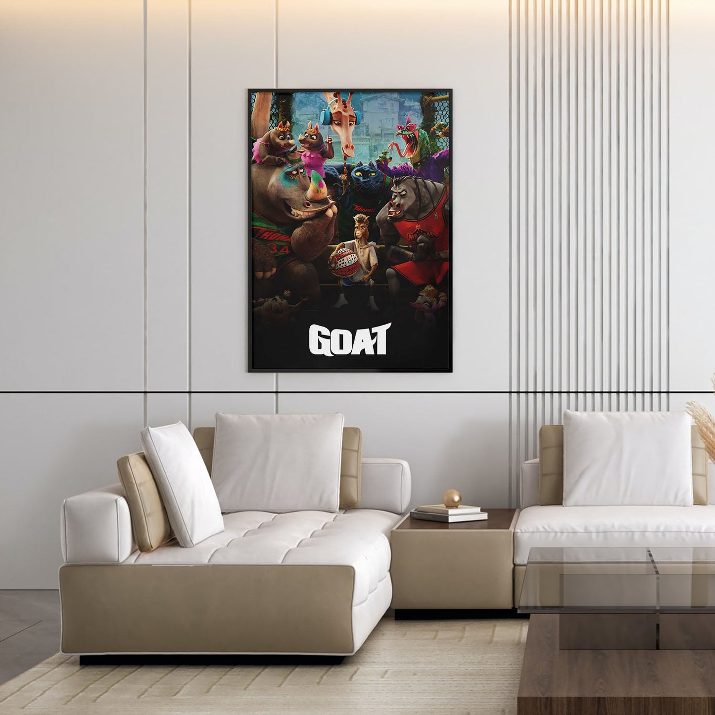 Flex Designs Poster GOAT 5 x 7" Home Goods - Movie 2026 Movie Poster