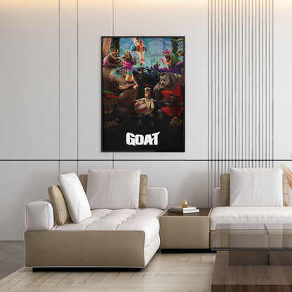 Flex Designs Poster GOAT 5 x 7" Home Goods - Movie 2026 Movie Poster
