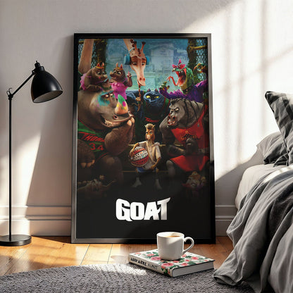 Flex Designs Poster GOAT 5 x 7" Home Goods - Movie 2026 Movie Poster