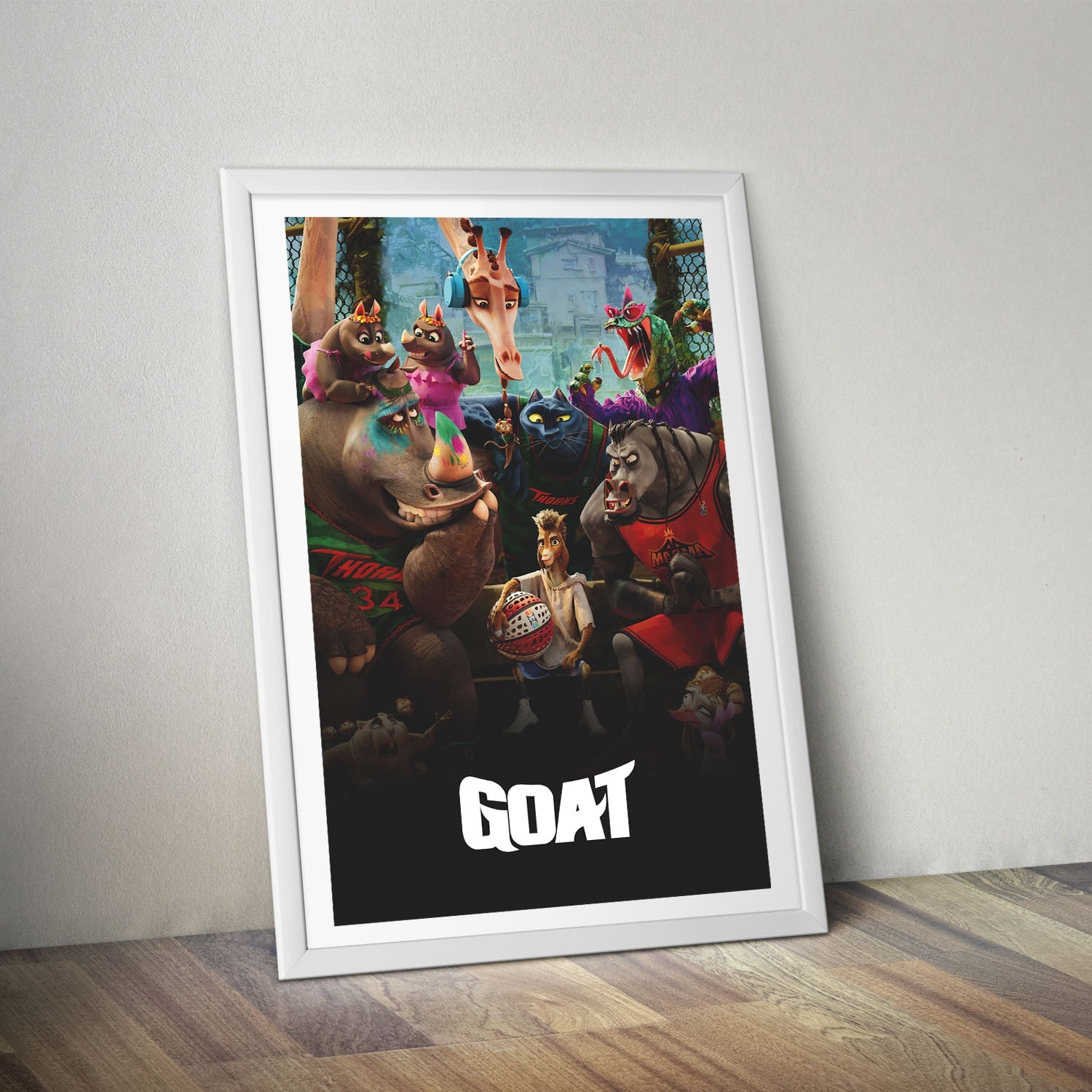Flex Designs Poster GOAT 8 x 10" Home Goods - Movie 2026 Movie Poster