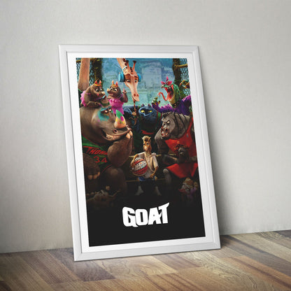 Flex Designs Poster GOAT 8 x 10" Home Goods - Movie 2026 Movie Poster
